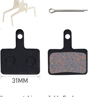 35x30.5mm Kırmızı Metal Fren Yastığı için Rezin MTB Dağ Bisikleti Disk Rotor Fren Yastıkları
