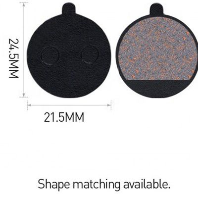 35x30.5mm Kırmızı Metal Fren Yastığı için Rezin MTB Dağ Bisikleti Disk Rotor Fren Yastıkları