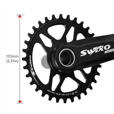 Dağ Bisikleti Alt Bracket Crankset 170mm Crank Arm ve 32/34/36/38T Çapraz