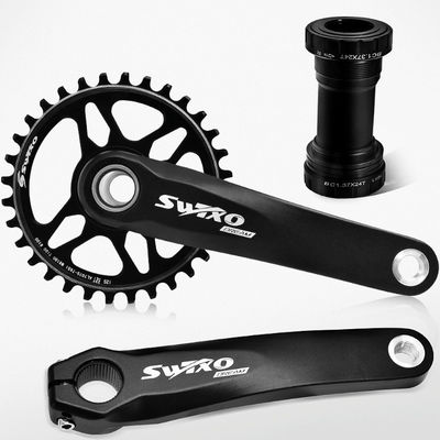Dağ Bisikleti Alt Bracket Crankset 170mm Crank Arm ve 32/34/36/38T Çapraz