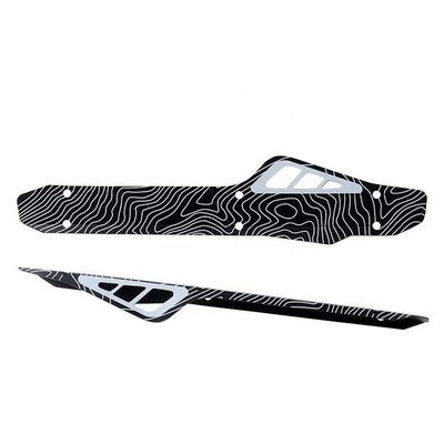 MTB Bisiklet Çerçeve Zincir Koruyucu Siyah 26x6.3x0.07cm Bisiklet ve Bisikletler için